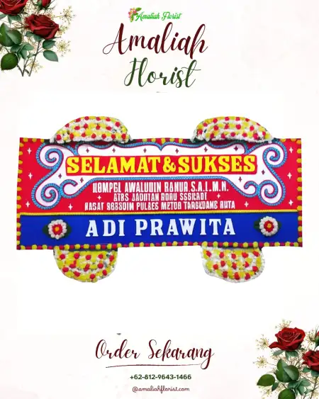 Papan Bunga Ucapan Selamat Bakipandeyan